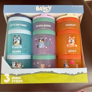 3 Bluey Stackable Cups (NWT)